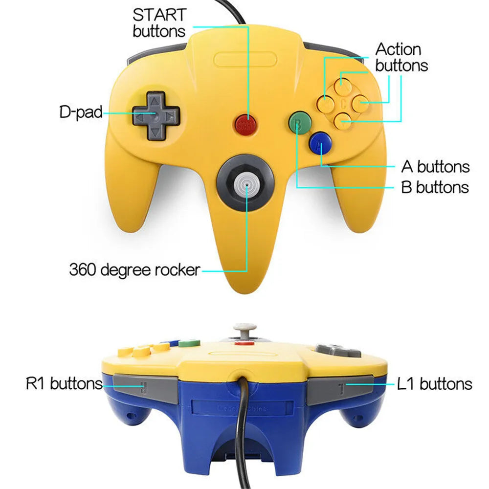 USB N64 Gamepad | PC & Mac