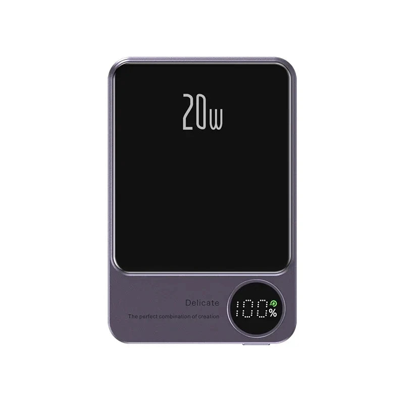 MagSafe-Compatible 10,000mAh Power Bank — 20W PD, Wireless