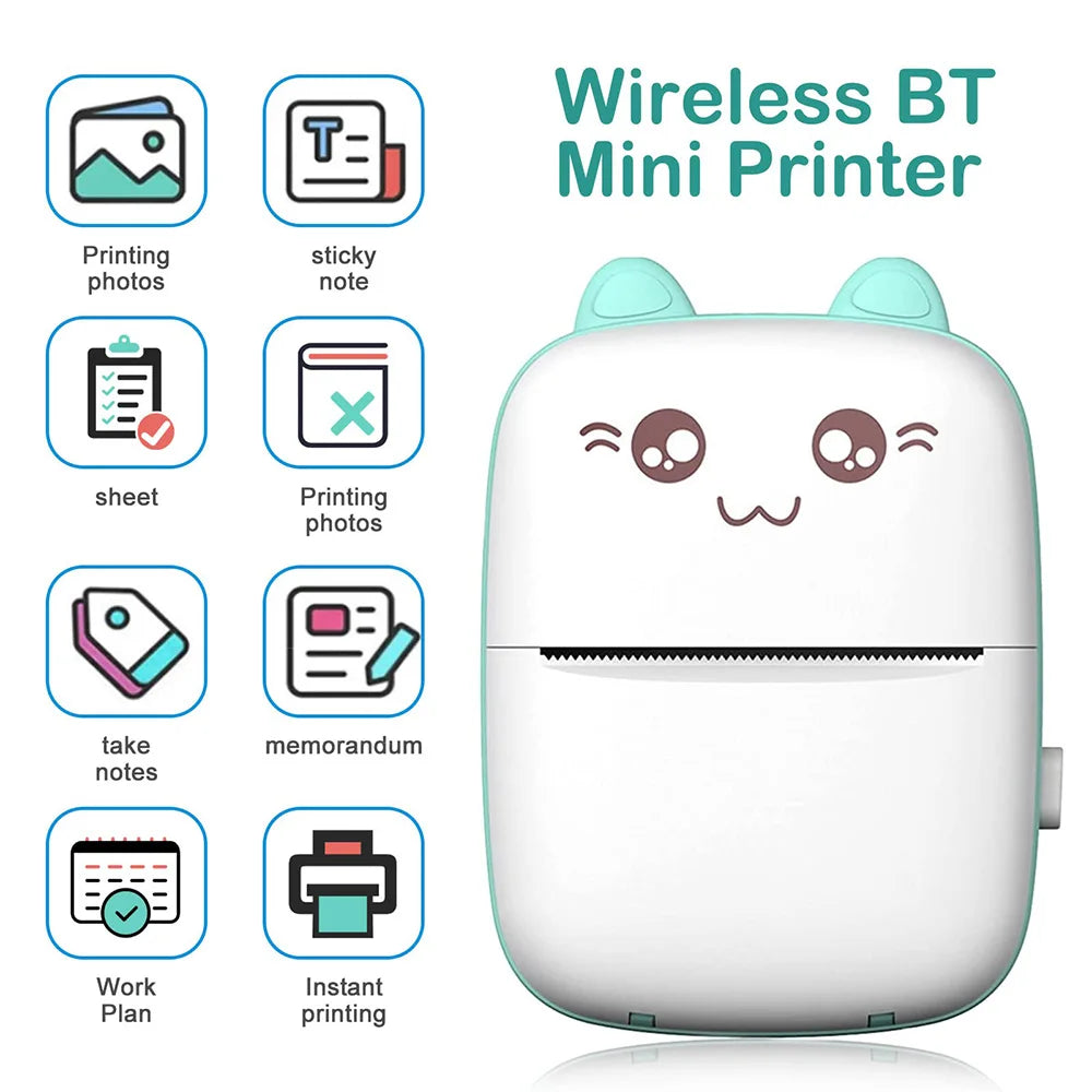 Portable Mini Photo/Label Printer (iOS/Android)