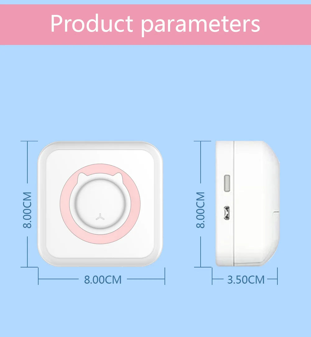Portable Mini Photo/Label Printer (iOS/Android)