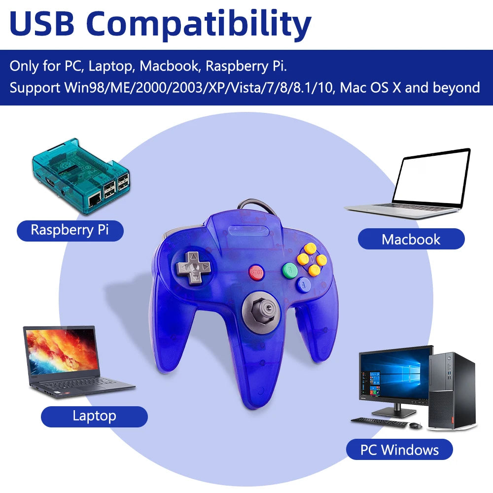 USB N64 Gamepad | PC & Mac