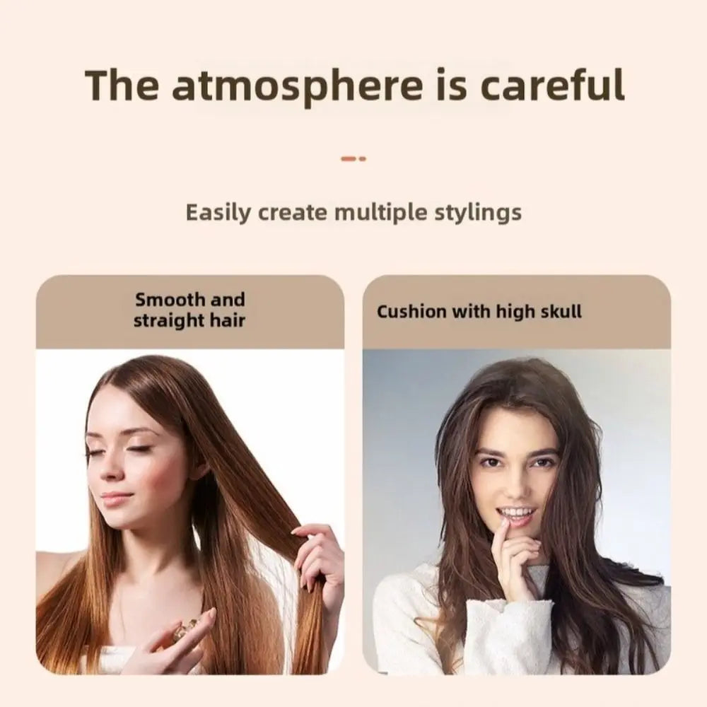 Cordless USB Hair Straightening & Curling Brush