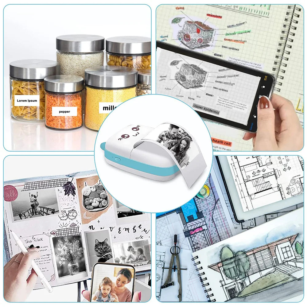 Portable Mini Photo/Label Printer (iOS/Android)